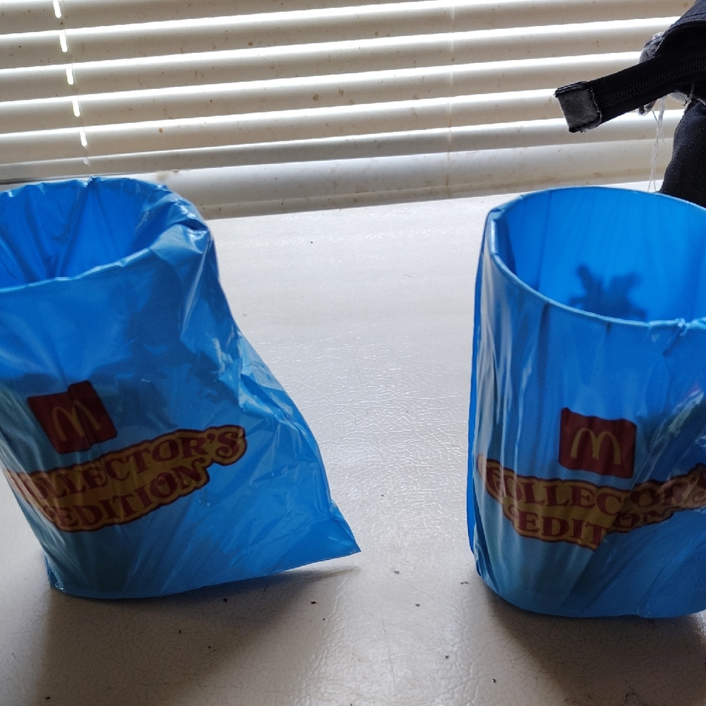McDonald's Collector's Edition Blue Cups